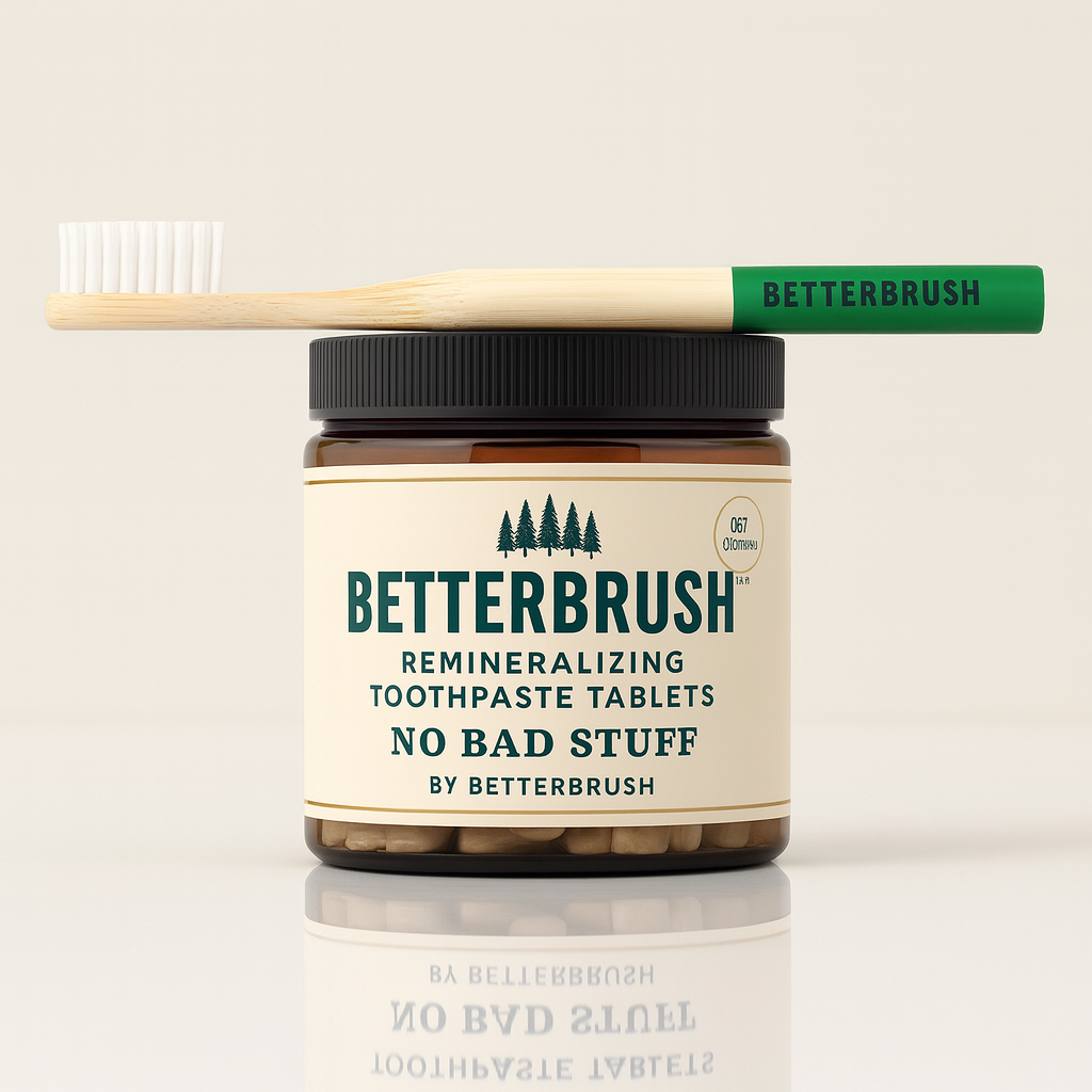 BetterBrush Toothpaste Tablets - Nano Hydroxyapatite - Remineralize with NHA