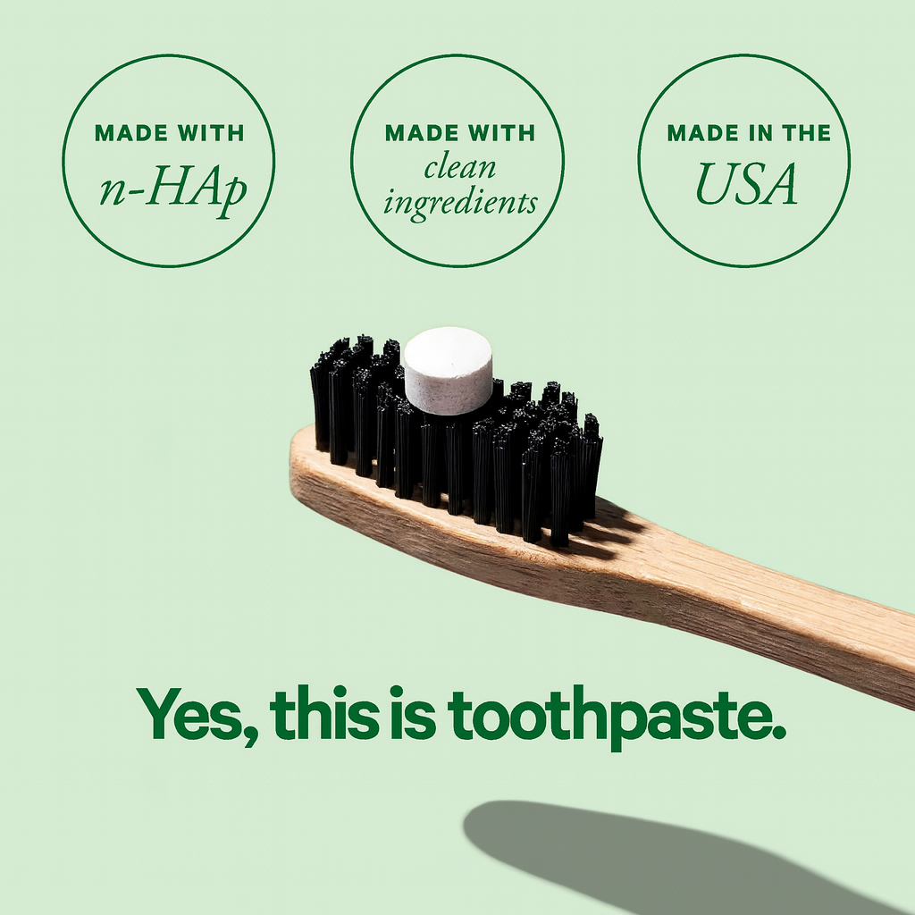 BetterBrush Toothpaste Tablets - Nano Hydroxyapatite - Remineralize with NHA