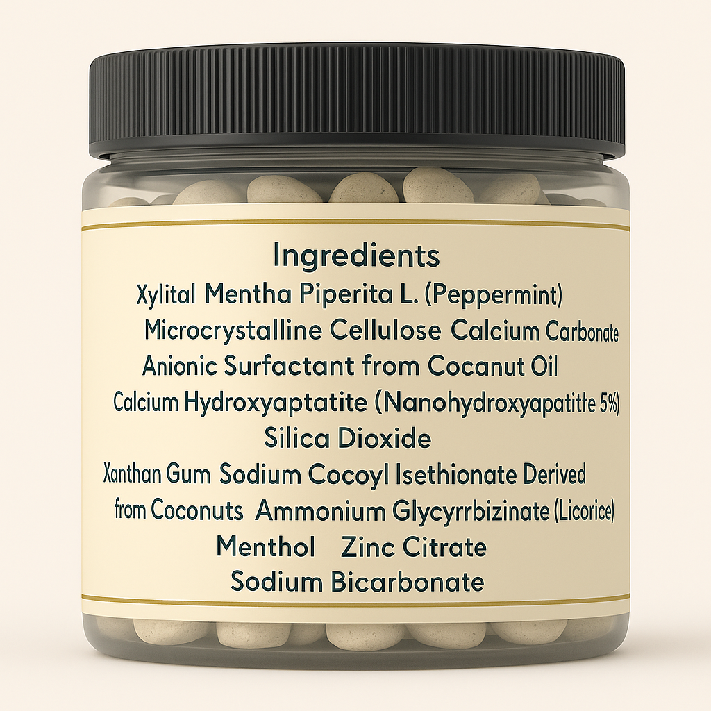 BetterBrush Toothpaste Tablets - Nano Hydroxyapatite - Remineralize with NHA