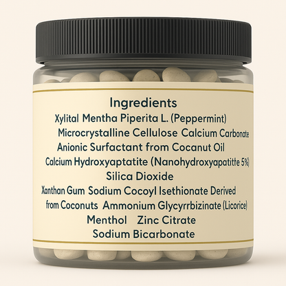 BetterBrush Toothpaste Tablets - Nano Hydroxyapatite - Remineralize with NHA